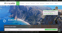 Desktop Screenshot of europe-active.com